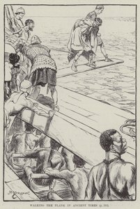 Walking the plank in ancient times