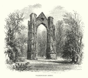 Walsingham Abbey by English School