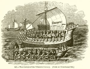 War-Galleys of the Fifteenth Century by English School