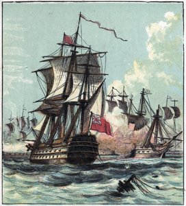 Battle of the 13th Prairial Year II by English School