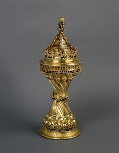 Warden Hills Salt, presented to New College, Oxford by Walter Hill, Warden from 1475-94, c.1475-94