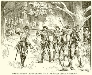 Washington Attacking the French Encampment