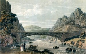 Waterloo Bridge over the River Conwy, Wales