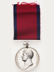 Waterloo Medal by English School
