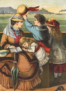 Waving to the boats by English School