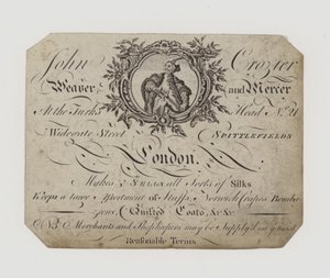 Weaver and Mercer, John Crozier by English School