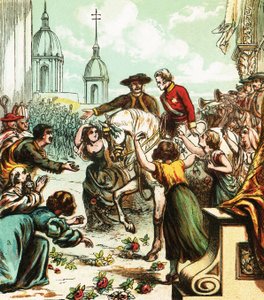 Wellington at Madrid by English School