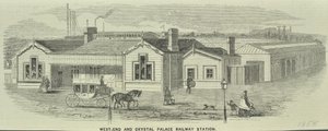 West End and Crystal Palace Railway Station, Queenstown Road by English School