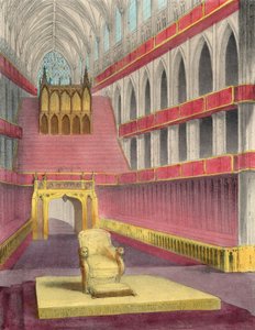 Westminster Abbey, fitted up for the coronation of Queen Victoria by English School