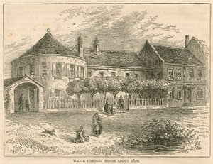 White Conduit House, Pentonville, London, about 1820 by English School