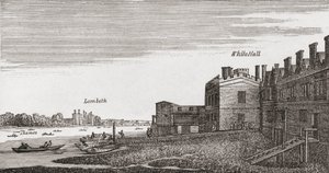 Whitehall, London, as it was in the 18th century, from 