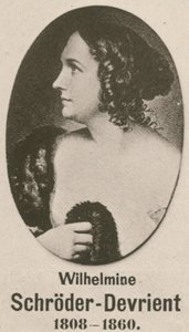 Wilhelmine Schroder-Devrient by English School
