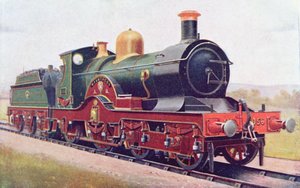 Wilkinson of the Great Western Railway, illustration from The Book of the Locomotive by G. Gibbard Jackson, published 1924