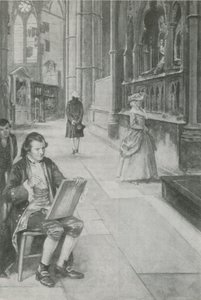 William Blake Learns to Draw Pictures by English School