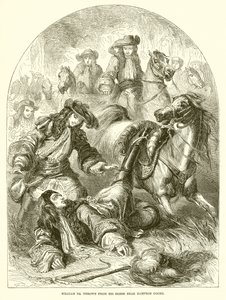 William III Thrown from His Horse Near Hampton Court