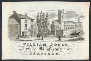 William Jones, Shoe Manufacturer, Trade Card by English School