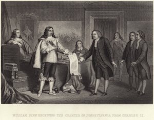 William Penn Receiving the Charter of Pennsylvania from Charles II