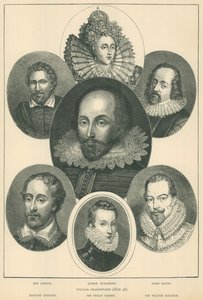 William Shakespeare and his contemporaries by English School