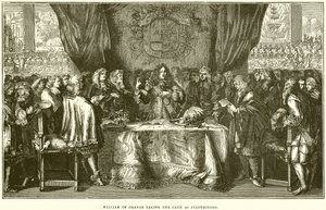William of Orange taking the Oath as Stadtholder by English School