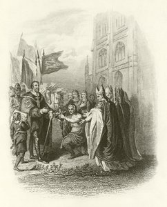 William the Conqueror Receiving the Crown by English School
