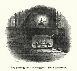 Winchester College: Boy Putting on by English School