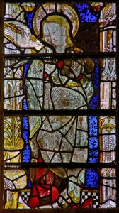 Window depicting the Annunciation by English School