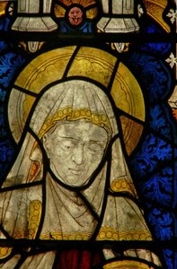 Window depicting St Anne Teaching the Virgin to read
