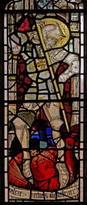 Window Ew depicting St George
