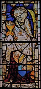 Window Ew depicting St John