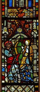 Window depicting the Annunciation by English School