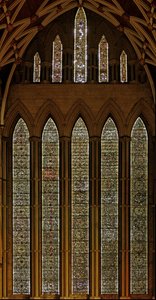 Window depicting grisaille