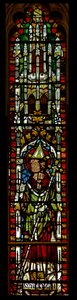 Window depicting St Gregory by English School