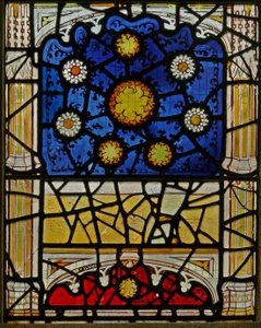 Window N4 depicting the Works of Mercy: the Seven stars by English School