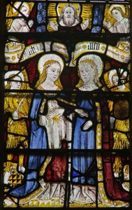 Window depicting the Visitation by English School