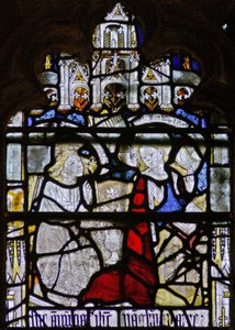 Window depicting the Annunciation