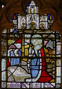 Window depicting the Nativity