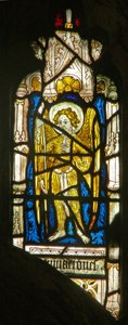 Window depicting the angelic Hierarchy: Domination by English School