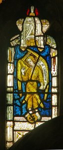 Window depicting the angelic Hierarchy: Seraphim by English School