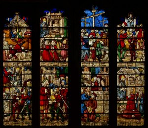 Window depicting St Nicholas