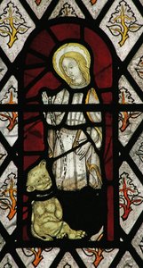 Window depicting St Juliana