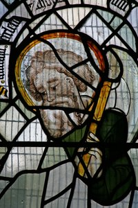 Window W depicting St Matthias by English School