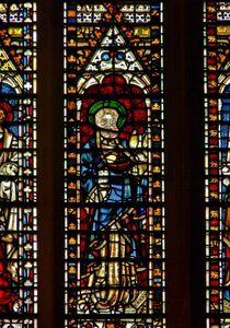 Window Ww depicting St Peter by English School