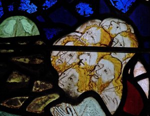 Window Ww depicting the Ascension by English School
