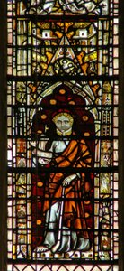 Window depicting St Jude by English School