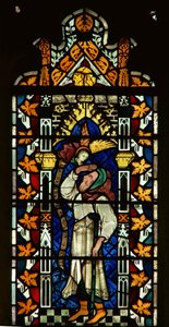 Window depicting Abraham by English School