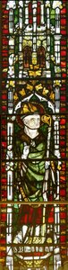 Window depicting St. Blaise by English School