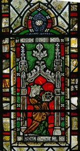 Window depicting St Catherine
