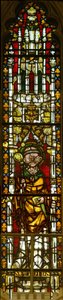 Window depicting St. Giles by English School