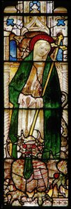 Window depicting St. Margaret by English School