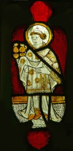 Window depicting St Vincent by English School